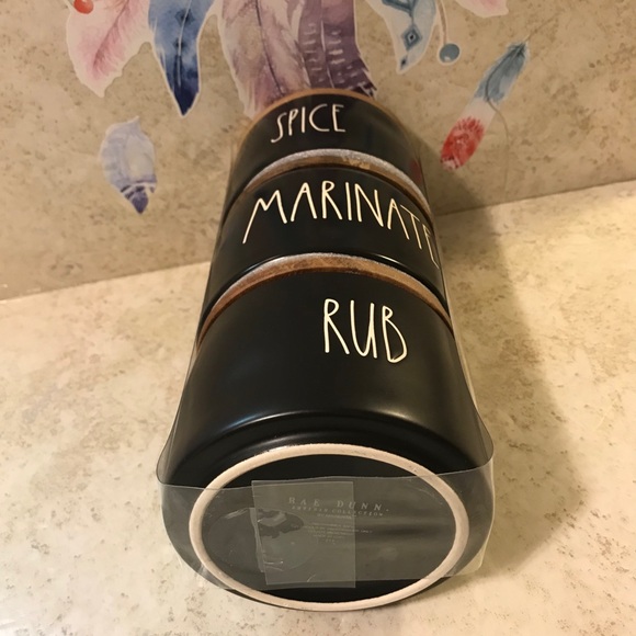 Rae Dunn Black Stacking Seasoning Jars - Picture 7 of 7